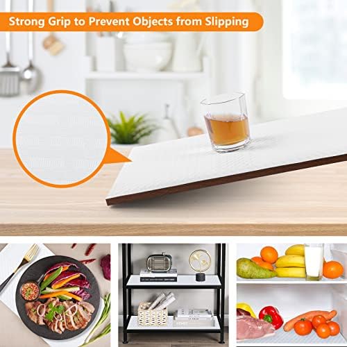 Shelf Liners for Kitchen Cabinets Non Adhensive,White 35.4"× 236.2" - Image 7