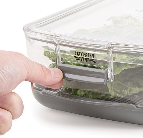 Progressive International Prepworks by Progressive Produce ProKeeper, 3-Quart, Stay-Fresh Vent System, Small Peppers, Tomatoes (Pack of 6) - Image 4