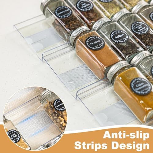 Spice Drawer Organizer Insert, 13"-26" Seasoning Organization, 4 Pcs - Image 5