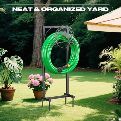 FLORA GUARD Garden Hose Holder Stand, Heavy Duty Freestanding Hose Rack - Image 5