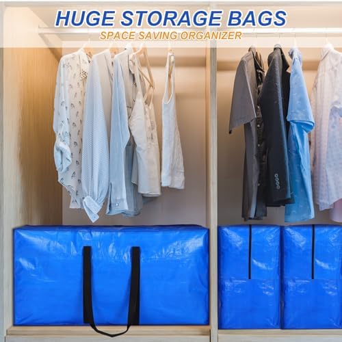 Windyun 4 Pack 98 Gallon Extra Large Moving Bags XXL Heavy Duty Storage Bag - Image 5
