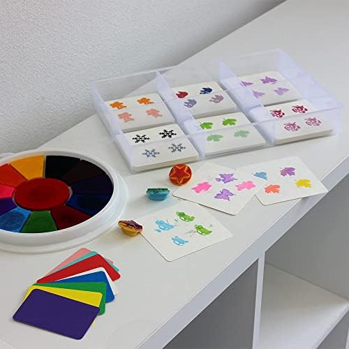 2 Pack Fixed 6 Grids Clear Plastic Organizer Sorting Tray - Image 5