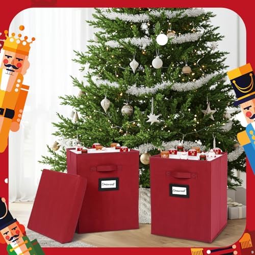 2 Pcs 16 Inch Large Christmas Nutcracker Storage Box, 18ct Organizer - Image 5