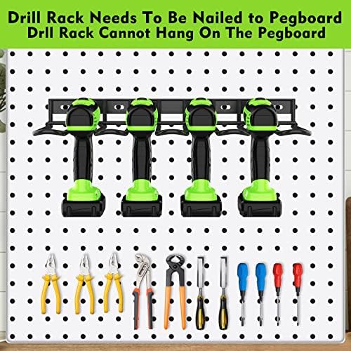 ENONCI 2 Pack Power Tool Organizer Wall Mount Drill Holder Storage Rack - Image 5