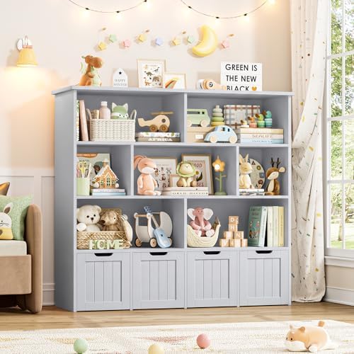 FINETONES Toy Storage Organizer with Movable Drawer Toy Organizer for Kids - Image 4