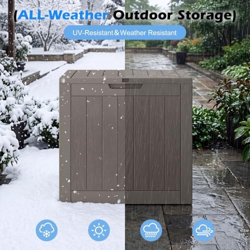 Outdoor Storage Box Waterproof, 35 Gallon Deck Box for Patio Storage - Image 4