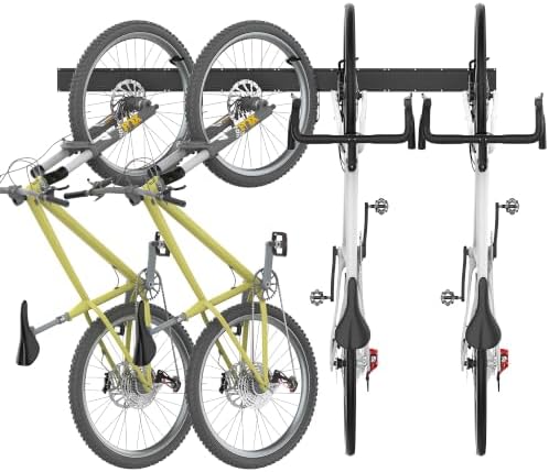 Ultrawall Swivel Bike Storage Rack, Adjustable Wall Mounted Bike Rack by UltrawallGarageToolsOrganizer