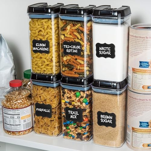 Shazo 6 PC 1.2L Airtight Food Storage Containers with Lids BPA Free Plastic - Image 5