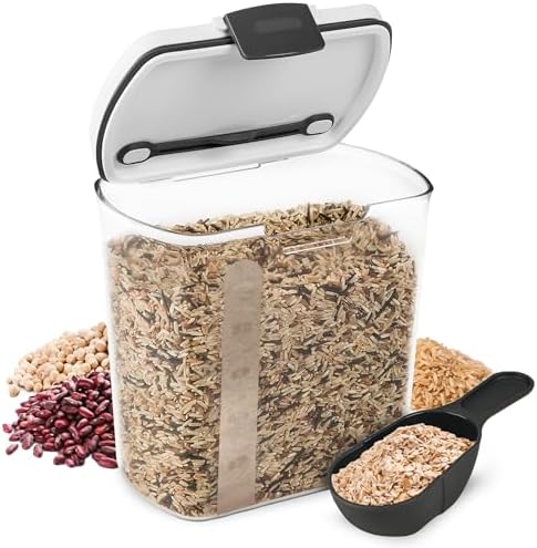 ProKeeper Grain Storage Container, 2.5-Quart, Airtight Lid by ProgressiveInternational