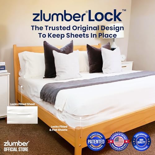 The Original USA Patented ZlumberLock - Secure Sheet Holder with Heavy-Duty Mattress Straps – No More Loose Bedding, Universal Fit, Easy One-Time Installation - Image 2
