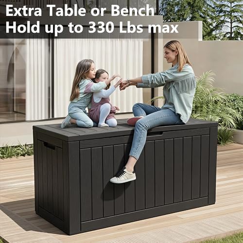 Outdoor Storage Box Waterproof, 110 Gallon Deck Box for Patio Storage - Image 5