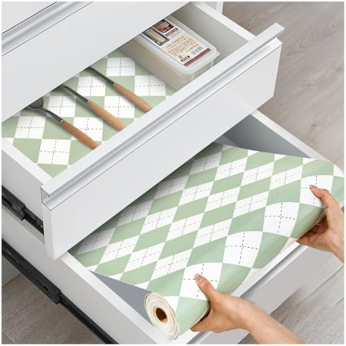 Drawer and Shelf Liner for Kitchen Cabinets, 12IN X 20FT by ALIUNI