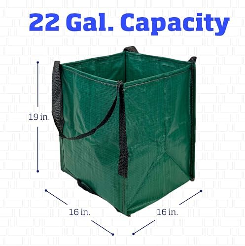 DURASACK Heavy Duty Storage Tote Bag 22-Gallon, Green Single (Pack of 10) - Image 6