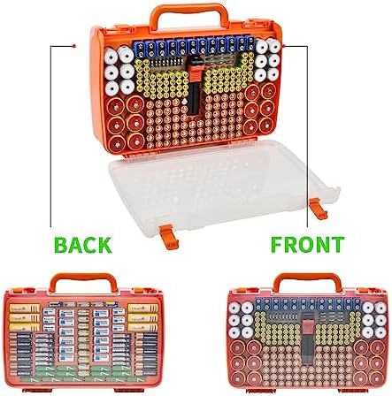 Battery Organizer Storage Case with Tester for 269 Batteries, Double Sides - Image 2