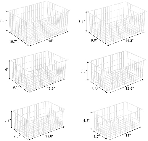 Orgneas Vertical Sides Freezer Organizer Bins for Upright Freezer - Image 7