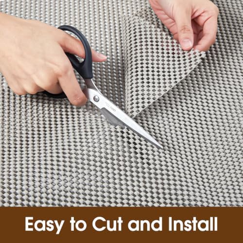 Shelf Liner for Kitchen Cabinets and Drawers, Light Grey, 12" x 120" - Image 4