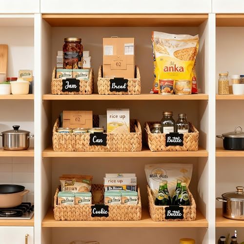 Pantry Baskets for Organizing,Storage Organizers,3Pack,Natural 2Set - Image 4