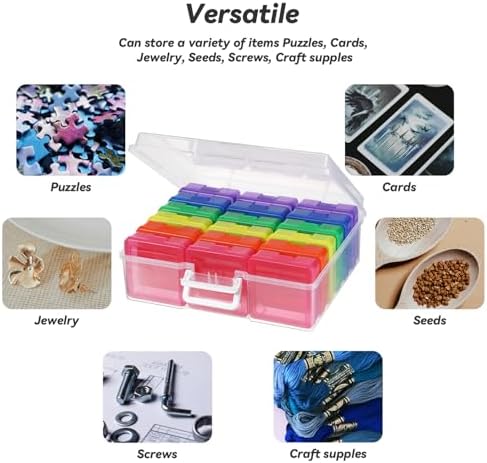 18 Pack Plastic Storage Box Arts & Crafts Storage Boxes & Organizers - Image 4