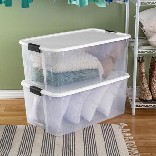 Sterilite Ultra Latch Box with Lids for Home and Office, 116 Quart, 4-Pack - Image 4