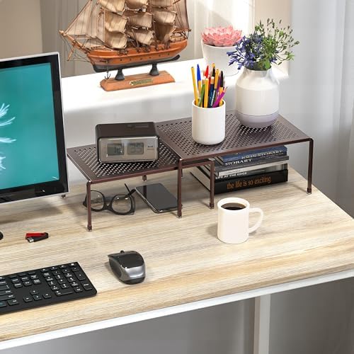Deco Brothers Expandable Cabinet Shelf Organizer for Kitchen & Counter - Image 2