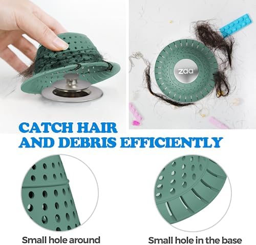 zaa Shower Drain Hair Catcher Bathtub Drain Strainer Sink Drain Protector - Image 4