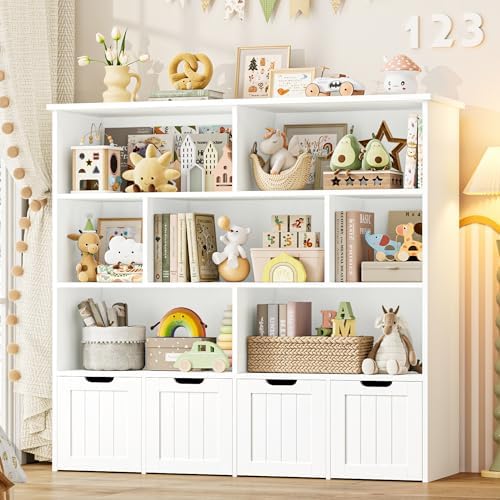 FINETONES Toy Storage Organizer with Movable Drawer Toy Organizer for Kids by finetones
