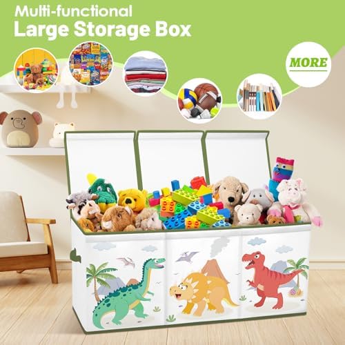 Toy Storage Box with Lids Extra Large Collapsible Toy Box Chest for Kids - Image 5