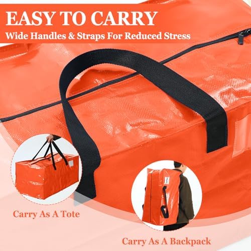 4 Pcs 24 Gallon Extra Large Moving Bags Heavy Duty Storage Bag - Image 5