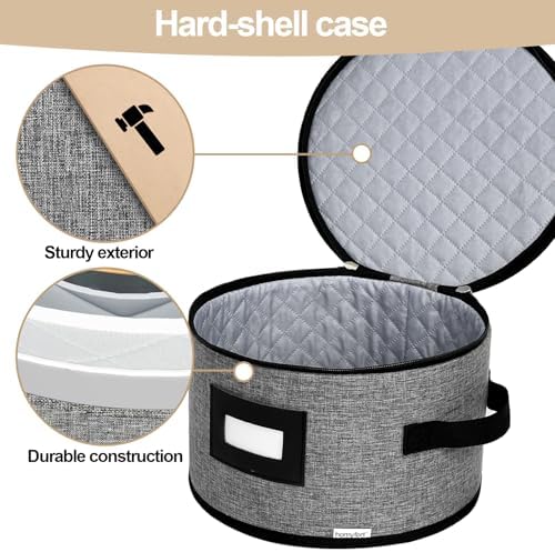 homyfort China Storage Containers, Hard Shell for Plates, Moving Boxes for Dishes, Cups, Mugs, Tableware Moving Supplies for Kitchen Organization- 5-Piece Set (5-piece set) - Image 6