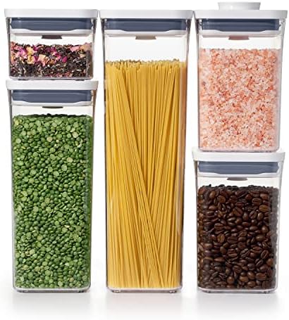 OXO Good Grips POP Airtight Food Storage Containers for Pantry, 5-Piece Set by Unknown
