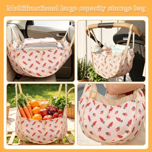CERETIA Stuffed Animal Organizer, Toy Hammock Plush Holder Storage, Carrot - Image 7