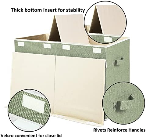 Large Toy Box Chest Storage with Lid, Collapsible Kids Toy Storage Box Bin - Image 3