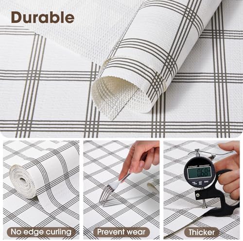 Drawer and Shelf Liner for Kitchen Cabinets, Stripes, 10IN X 20FT - Image 6