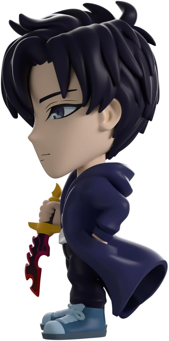 Youtooz Sung Jinwoo 4.7 Inch Vinyl Figure, Solo Leveling Sung Jiwoo Shadow Monarch Collectible for Anime and Webtoon Fans