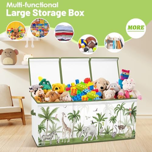 Toy Storage Box with Lids Extra Large Collapsible Toy Box Chest for Kids - Image 5