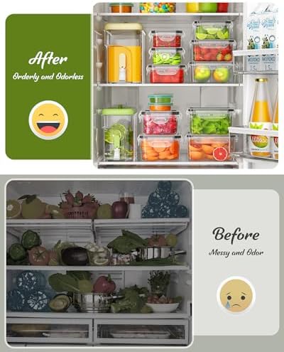Canfanni 40 Piece Food Storage Containers with Lids, BPA-Free - Image 4