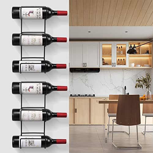NearMoon Towel Rack Wall Mounted- All Metal Bathroom 2 Towel Rack Holders+ Hand Towel Storage Basket, Rustproof 3 Level Wine Rack Organizer for Hand Towels, Washcloths, 2+1 Pack (Matte Black) - Image 4