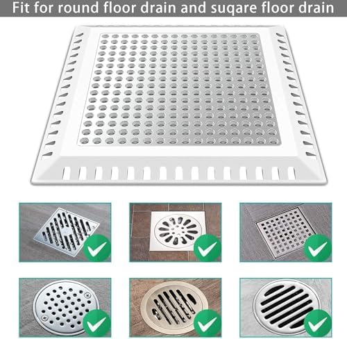 Aojuxix Shower Drain Hair Catcher/Drain Protector/Shower Drain Cover - Image 6