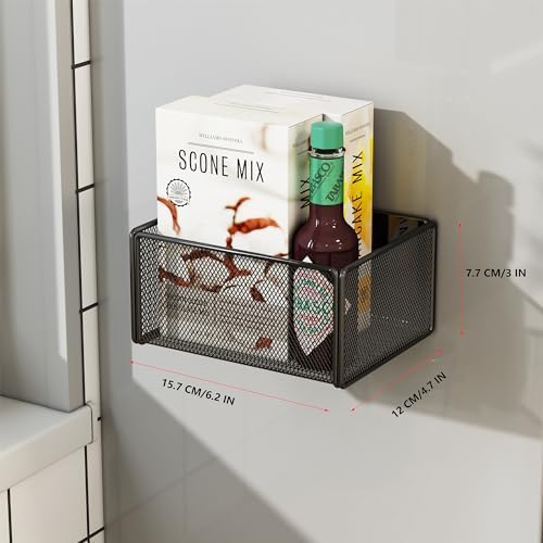 Magnetic Shelf Fridge Basket Bin for Washer Dryer Locker Whiteboard Cabinet - Image 6