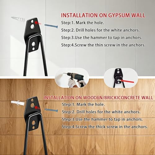8 Pack Garage Hooks Heavy Duty with Anti-Slip Coating, Steel Utility Ladder Hooks for Hanging Garden Tools, Hoses, Ropes, Bikes and More (5.3in) - Image 7