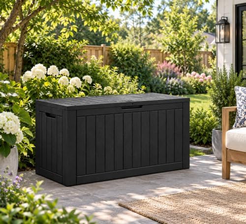 Outdoor Storage Box Waterproof, 150 Gallon Deck Box For Patio Storage - Image 2