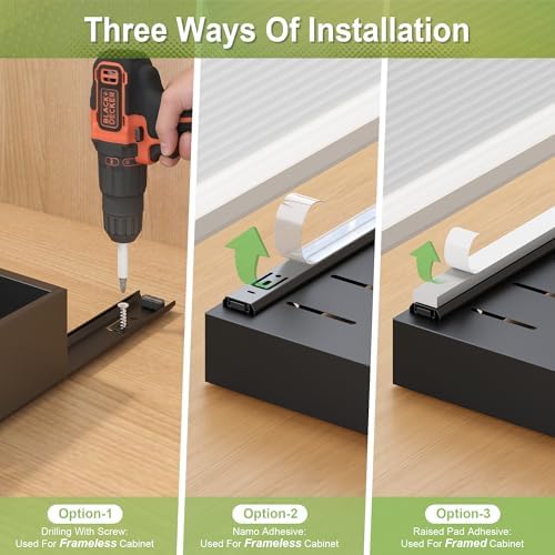 2-Pack-Expandable-Pull-Out-Cabinet-Organizers, No Drill Slide Out Drawers - Image 4