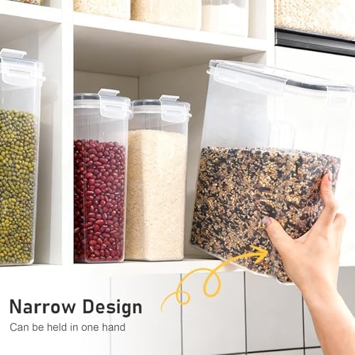11 Pack Cereal Containers Storage Set (4L, 2.5L), BPA Free, Leak Proof - Image 6