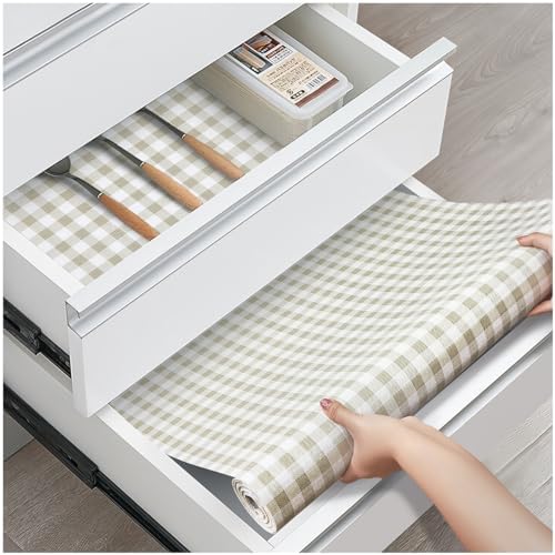 Drawer and Shelf Liner for Kitchen Cabinets, 18IN X 20FT by ALIUNI