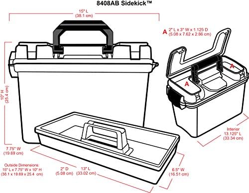 ArtBin Sidekick Carrying Case with Handle, Translucent - Image 3