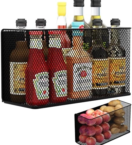 Magnetic Shelf Fridge Basket Bin for Washer Dryer Locker Whiteboard Cabinet by LIFEFAN