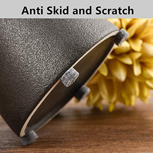 Felt Cabinet Door Bumpers-Small Felt Pads for Cabinet Doors, 3/8" Diameter 100PCS, 5mm Thick Self Adhesive Gray - Image 5