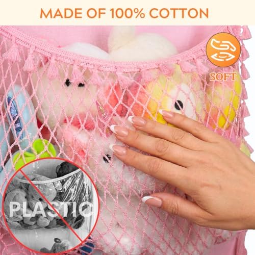 Ofiray-home Cotton Over The Door Stuffed Animal Storage - Image 4