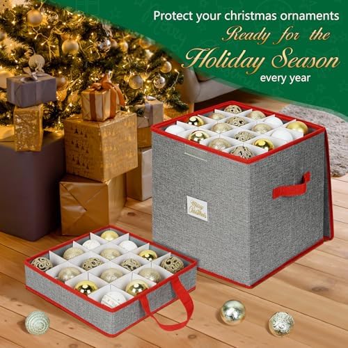 Christmas Ornament Storage Box Holds Up to 3 inch 64 Xmas Balls - Image 6