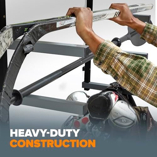 BORA 4-Level Lumber Storage Rack Wall Mount Wood Rack For Garage Organizer - Image 4